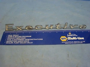 1969 Original Vintage Pontiac Executive Emblem Plate NOS OEM GM Made USA 9796574 - Picture 1 of 7