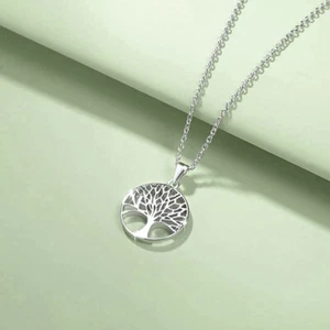 Wholesale 925 Sterling Solid Silver Tree of Life Pendant Necklace Jewelry Gift!! - Picture 1 of 4