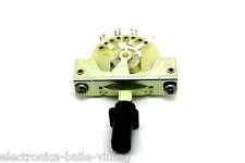CRL 3-WAY Pickup Selector Switch With Black Knob Top Hat