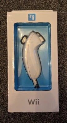 Nintendo Wii Nunchuck with mint packaging. Excellent condition. - Image 1 of 2