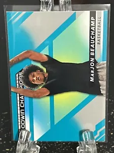 MARJON BEAUCHAMMP-----2022 UPPER DECK GOODWIN CHAMPIONS-----BLAU - Bild 1 von 2