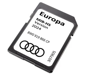 Genuine Audi MIB-HS 2024 SAT NAV Navigation SD Card 8W0060866CP - Picture 1 of 5