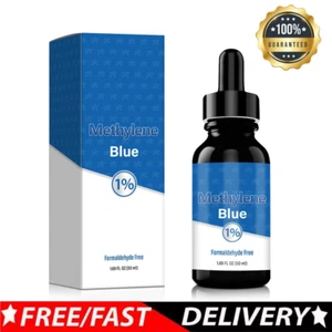 100% czyste niebieskie krople metylenowe - klasa farmaceutyczna 50 ml - Zdjęcie 1 z 13