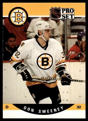 1990-91 Pro Set Don Sweeney Rookie Boston Bruins #412 - Image 1 of 2