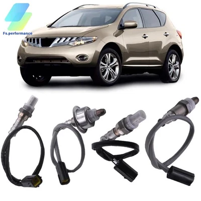 Juego de 4 sensores O2 1 y 2 oxígeno para Nissan Murano 2009-2010 3,5L superior + inferior Foto 1 de 4