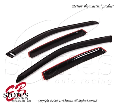 Deflector de visera de ventilación de canal de salida teñido de humo 4 piezas Chevrolet Lumina 1995-2000 Foto 1 de 4