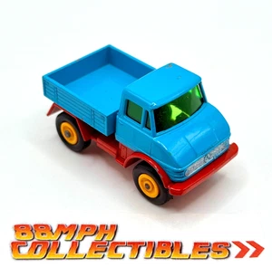 Super Nice Lesney MATCHBOX #49 Blue & Red UNIMOG Truck Vintage - Picture 1 of 7
