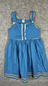 Wild Flowers Clothing Happy Go Lucky First Prize Kleid Pullover Blau Größe 12 - Bild 1 von 4