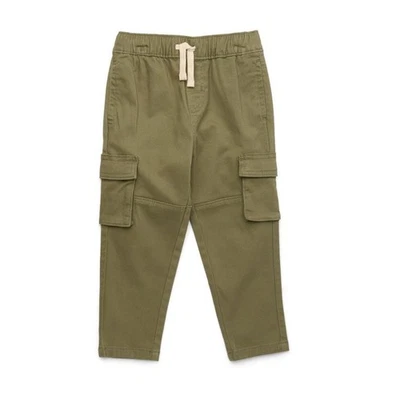 NUEVO Pantalones Jeans Wonder Nation Carga Cintura Elástica Niños Pequeños 5T Verde Safari! Foto 1 de 3