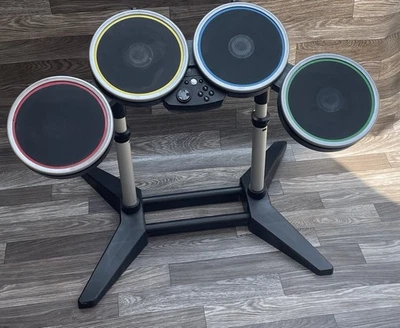 Rock Band Harmonix Wii Drum Set No Dongle No Foot Pedal Untested Lights Up - Image 1 of 4