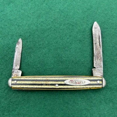 Robeson Co столовые приборы карманный складной карманный нож 2 лезвия зеленая полоса Shuredge - Изображение 1 из 4