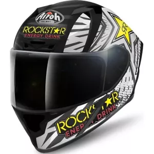 Airoh Valor Full Face Motorcycle Helmet Rockstar Yellow - Picture 1 of 3