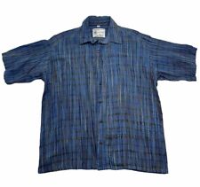 Freak N Chic Mens Button Down Hand Woven Size Medium Made In The USA Cotton