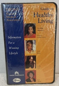 Pfizer Ebony NMA Guide To Healthy Living For African Americans VHS With Book NEW - Picture 1 of 2