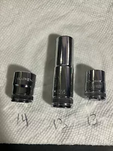Gearwrench 13 mm & 14mm 3/8" Drive 6pt. Socket 3 pc set - Picture 1 of 1