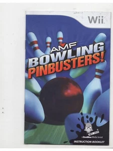 Bowling Pinbusters Nintendo Wii MANUAL ONLY Authentic Original - Picture 1 of 1