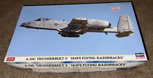 Hasegawa 1/72 US Model Kit A-10C Thunderbolt II 184FS FLYING RAZORBACKS (RARE) - Picture 1 of 5