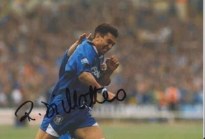 ROBERTO DI MATTEO HAND SIGNED 6X4 PHOTO CHELSEA FOOTBALL AUTOGRAPH 5 - Picture 1 of 1