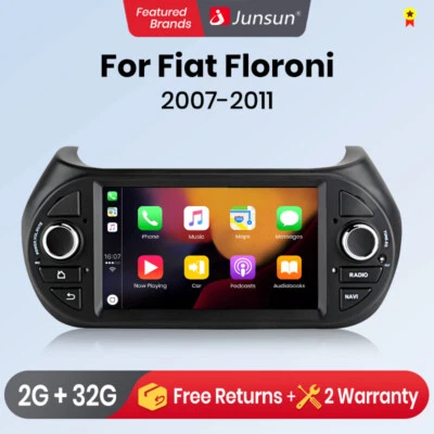 Autoradio Für Fiat Fiorino Qubo Citroen Nemo Peugeot Bipper Apple Carplay DAB+FM - Bild 1 von 4