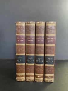 Diary & Correspondence of John Evelyn 1850 4V - Picture 1 of 11