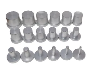 Aluminium Rohr Blindventil Spundstopfen Stopfen Endkappe - GRÖSSEN 6mm-40mm - AL0052 - Bild 1 von 3