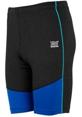 Mens Running Shorts TAO Sportswear Size 30' waist  black / cobalt - Image 1 of 4