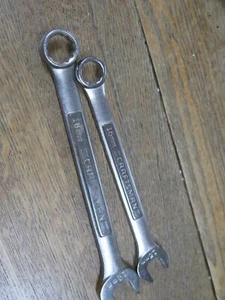 2 Craftsman 18mm 15mm v Series 42925 42919 Combination Wrench Forged in USA - Picture 1 of 8