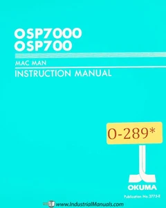 Okuma OSP7000 and OSP700, MAC MAN Instructions Manual 1995 - Picture 1 of 4