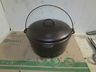 Vintage &amp; Rare Wagner Ware Sidney -O- 1271- 11 Cast Iron Dutch Oven Pot with Lid