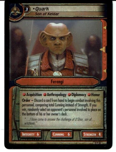 STAR TREK CCG 2E PROMO CARD 0P30 QUARK, SON OF KELDAR (foil) - Picture 1 of 1