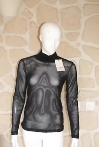 Tee-shirt noir neuf taille 3 marque PAUL BRIAL étiqueté à 29,90€ (ng) - Imagen 1 de 3