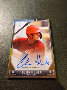 2024 Pulse Baseball-Colin Houck Gold Auto #'D 4/10 New York Mets - Picture 1 of 2
