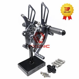 Para BJ302 Tnt 302 R FXCNC Juego Trasero CNC Reposapiés Pedales Montaje Clavijas Gris - Imagen 1 de 9