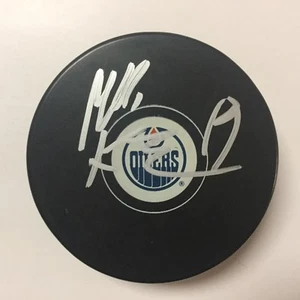 Mikko Koskinen Signed Autographed Edmonton Oilers Hockey Puck d - Picture 1 of 1