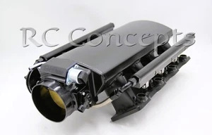 92MM ALUMINUM LOW PROFILE LS1 LS2 LS6 INTAKE MANIFOLD 5.3 6.0 5.7 THROTTLE BODY - Foto 1 di 16