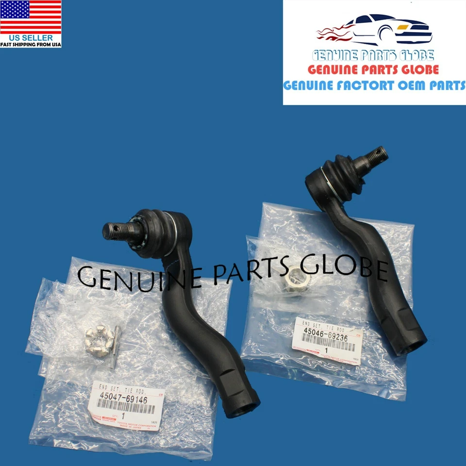 GENUINO OEM TOYOTA 08-21 LAND CRUISER LX450 EXTREMOS DE BARRA DE DIRECCIÓN DERECHA E IZQUIERDA Foto 1 de 1