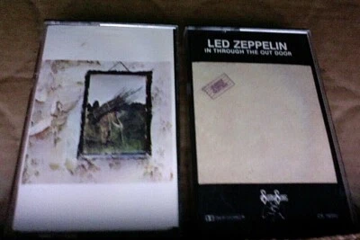 2 EX CASSETTE tape Led Zeppelin 4 Stairway to heaven R&R In through the out door Foto 1 de 4