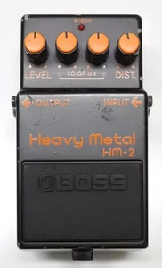 Boss HM-2 Heavy Metal Gitarren-Effekt-Pedal MIJ 1986 #724 DHL Express oder EMS - Bild 1 von 12