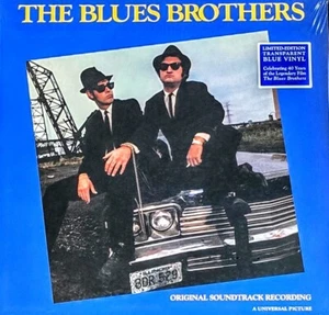 THE BLUES BROTHERS- SOUNDTRACK - TRANSPARENT BLUE VINYL LP " NEW, SEALED " - Picture 1 of 2
