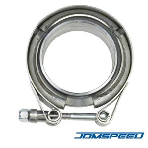 2.25'' V-Band Clamp & Flange Kit for Turbo Downpipe Exhaust Pipe Stainless Steel - Picture 1 of 6
