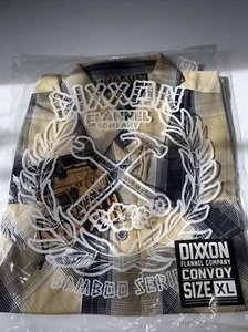 Dixxon Flanell Company Shirt XL schwarz hellbraun geknöpft Der Konvoi Arbeitskleidung Bambus - Bild 1 von 4