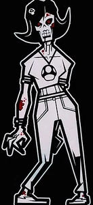 Bloody Zombie Housewife Mom Walking Dead Family Vinyl Decal Sticker - Picture 1 of 1