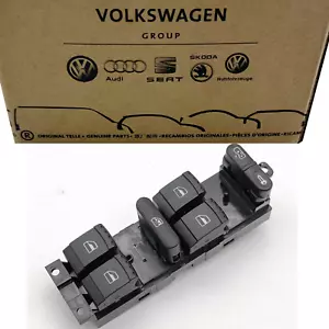 Original VW Fensterheber Schalter Bedieneinheit Vorne Links Für Bora Golf Passat - Picture 1 of 6
