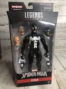 MARVEL LEGENDS ACTION FIGURE SPIDERMAN VENOM ABSORBING MAN SERIE BAF - Foto 1 di 8