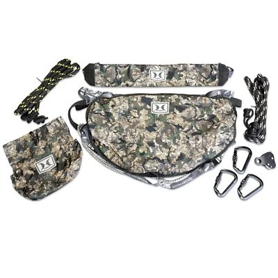 Hawk Helium Hammock Lightweight Packable Comfortable Camo Hunting Tree Saddle - Image 1 of 4
