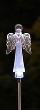 Solar Angel with Halo Lights, Led Garden Stake Outdoor Yard Landscape Decor Led