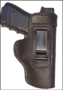 FN FNP FNX FNS 9 40 Leather Gun Holster LT RH IWB Black - Picture 1 of 1