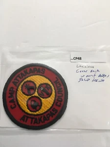CAMP ATTAKAPAS GOLD INSIDE ROUND GAUZE BACK CP48 - Picture 1 of 1