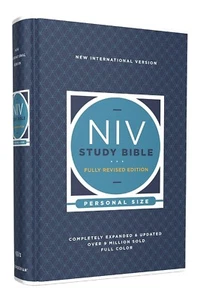 NIV Study Bible, Fully Revised Edition Personal Size, Red Letter, Comfort Print - Picture 1 of 2