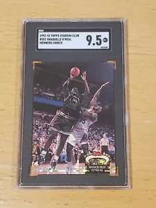 1992 Stadium Club MEMBERS Shaquille O'Neal SGC 9.5 Newly Graded RC Rookie - Picture 1 of 2